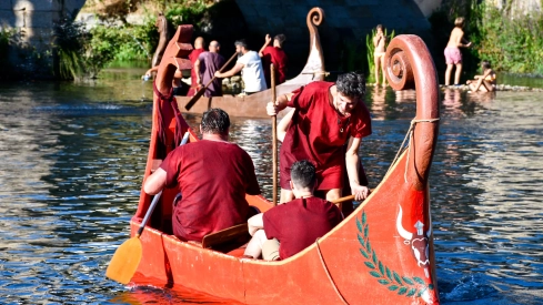 Batalla naval de la Ludus Bergidum de Cacabelos