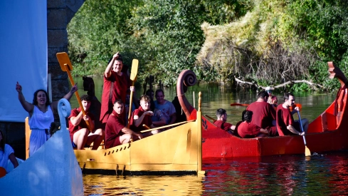Batalla naval de la Ludus Bergidum de Cacabelos Batalla naval de la Ludus Bergidum de Cacabelos