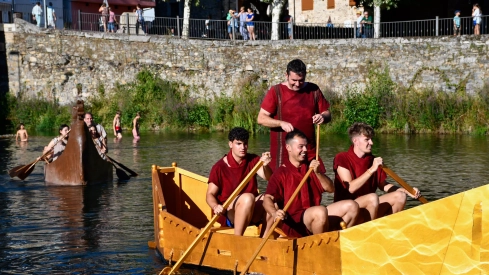 Batalla naval de la Ludus Bergidum de Cacabelos