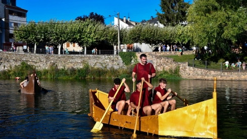 Batalla naval de la Ludus Bergidum de Cacabelos