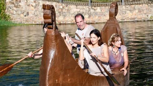 Batalla naval de la Ludus Bergidum de Cacabelos