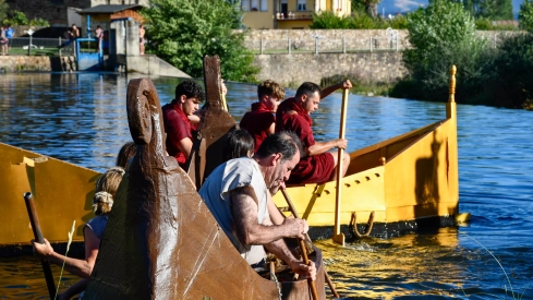 Batalla naval de la Ludus Bergidum de Cacabelos