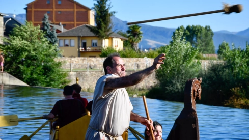 Batalla naval de la Ludus Bergidum de Cacabelos Batalla naval de la Ludus Bergidum de Cacabelos