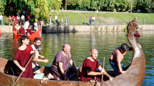 Batalla naval de la Ludus Bergidum de Cacabelos