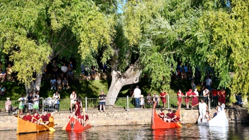 Batalla naval de la Ludus Bergidum de Cacabelos