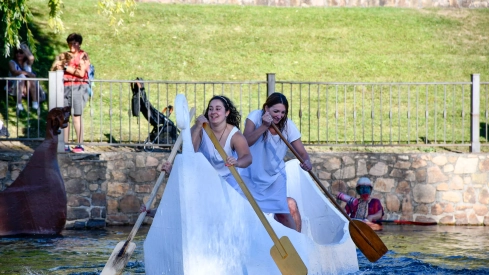 Batalla naval de la Ludus Bergidum de Cacabelos