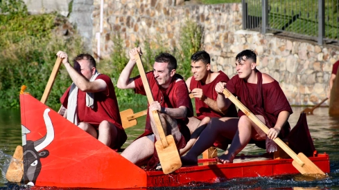 Batalla naval de la Ludus Bergidum de Cacabelos Batalla naval de la Ludus Bergidum de Cacabelos