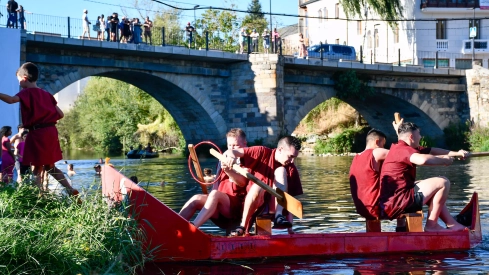 Batalla naval de la Ludus Bergidum de Cacabelos
