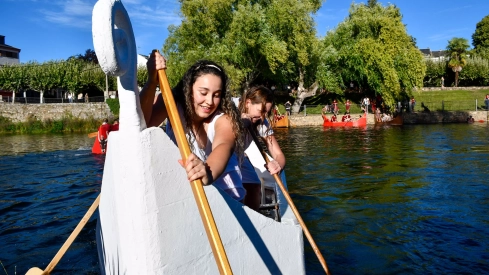 Batalla naval de la Ludus Bergidum de Cacabelos