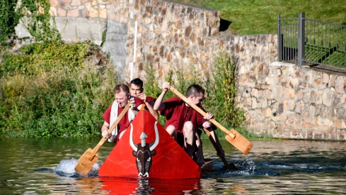 Batalla naval de la Ludus Bergidum de Cacabelos