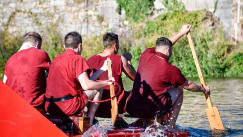 Batalla naval de la Ludus Bergidum de Cacabelos