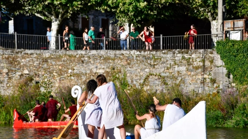 Batalla naval de la Ludus Bergidum de Cacabelos