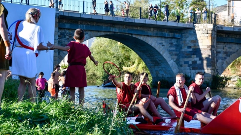 Batalla naval de la Ludus Bergidum de Cacabelos