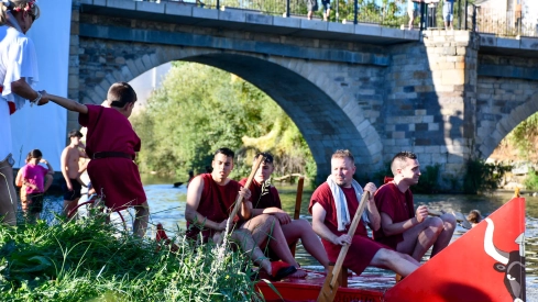 Batalla naval de la Ludus Bergidum de Cacabelos