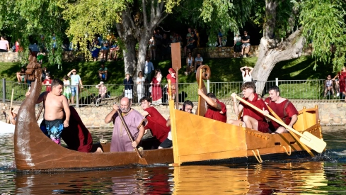Batalla naval de la Ludus Bergidum de Cacabelos
