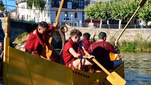 Batalla naval de la Ludus Bergidum de Cacabelos