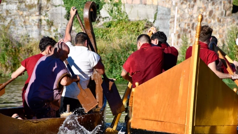 Batalla naval de la Ludus Bergidum de Cacabelos