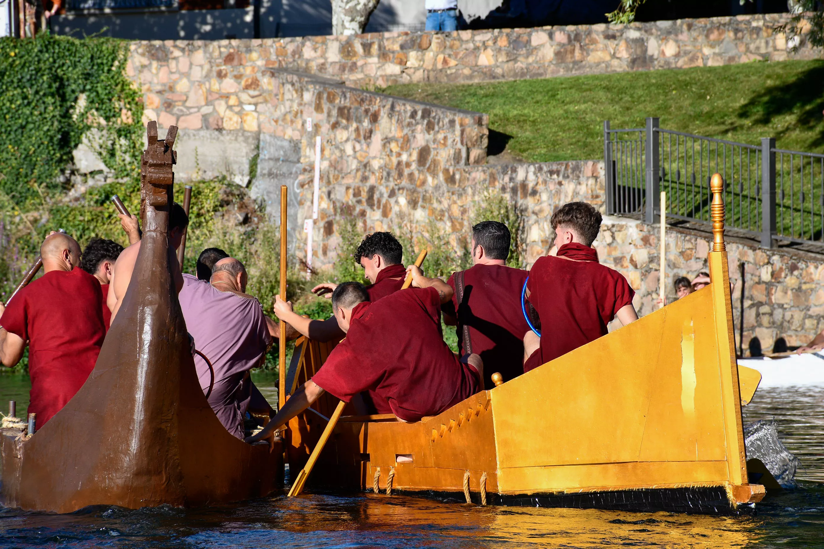 Batalla naval de la Ludus Bergidum de Cacabelos Batalla naval de la Ludus Bergidum de Cacabelos