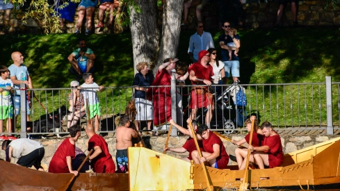Batalla naval de la Ludus Bergidum de Cacabelos Batalla naval de la Ludus Bergidum de Cacabelos