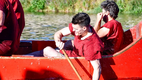 Batalla naval de la Ludus Bergidum de Cacabelos Batalla naval de la Ludus Bergidum de Cacabelos