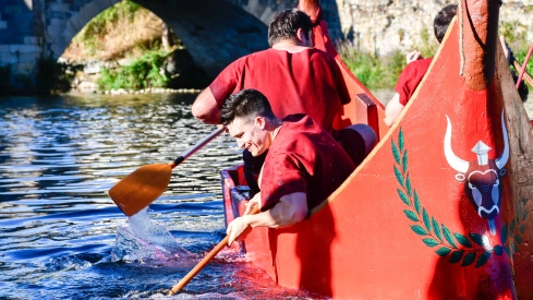 Batalla naval de la Ludus Bergidum de Cacabelos Batalla naval de la Ludus Bergidum de Cacabelos