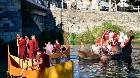 Batalla naval de la Ludus Bergidum de Cacabelos Batalla naval de la Ludus Bergidum de Cacabelos