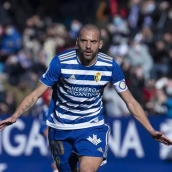 Yuri durante la celebración de uno de sus goles