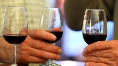 Imagen de unas copas de vino Imagen de unas copas de vino