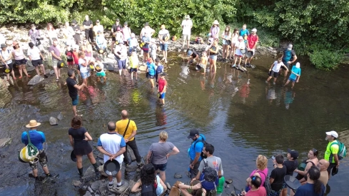 Imagen del Bateo de Oro en Torre del Bierzo
