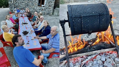 Magosto en agosto en Faro. Foto: Lourdes Blanco