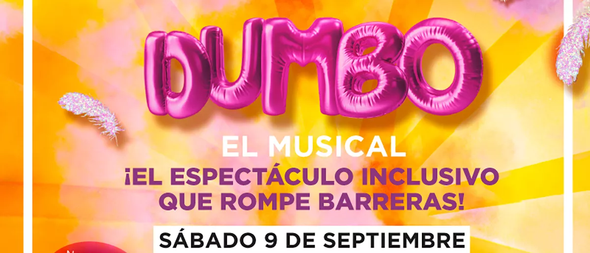 Imagen del cartel de 'Dumbo, El Musical'
