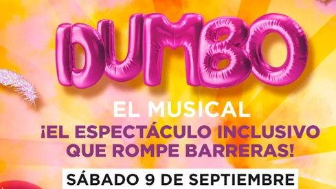Imagen del cartel de 'Dumbo, El Musical'