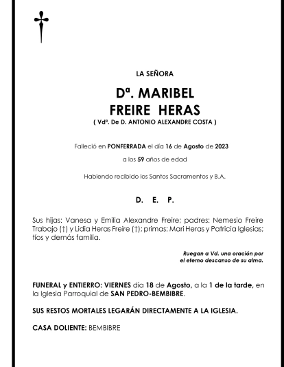 MARIBEL FREIRE HERAS