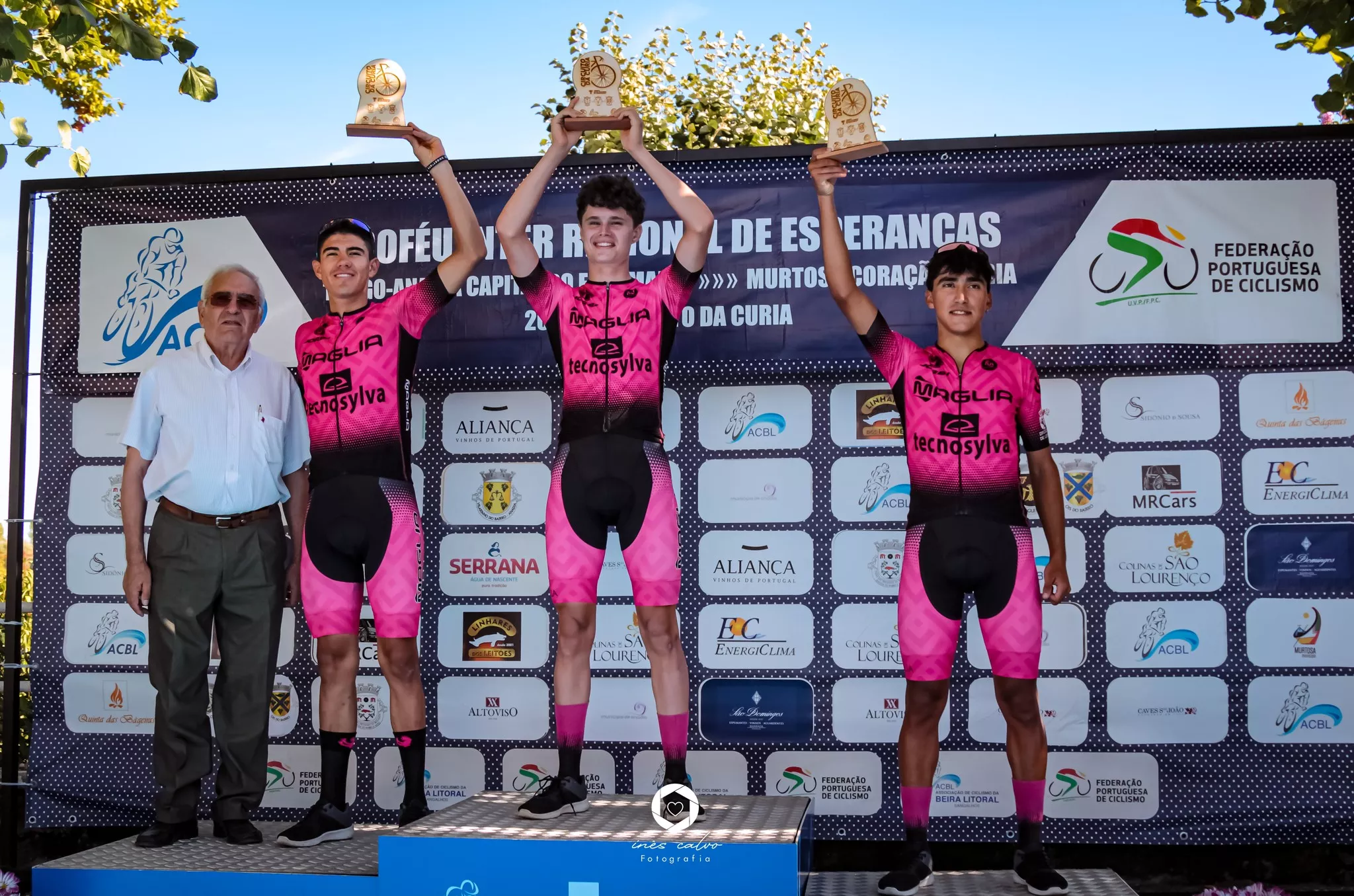 Maglia Tecnosylva Bembibre Cycling Team en el Circuito da Curia