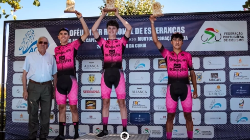 Maglia Tecnosylva Bembibre Cycling Team en el Circuito da Curia Maglia Tecnosylva Bembibre Cycling Team en el Circuito da Curia