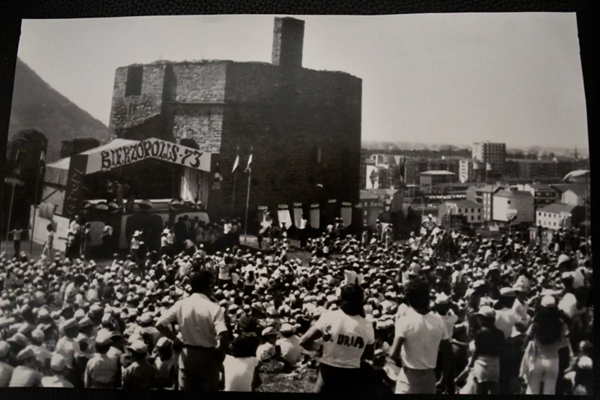 Foto de la celebración de Bierzopolis en 1973