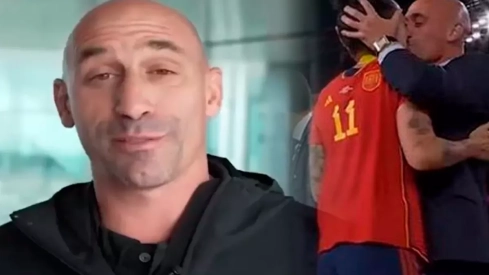 Beso de Luis Rubiales a Jenni Hermoso