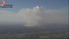 Incendio San Bartolomé de Rueda