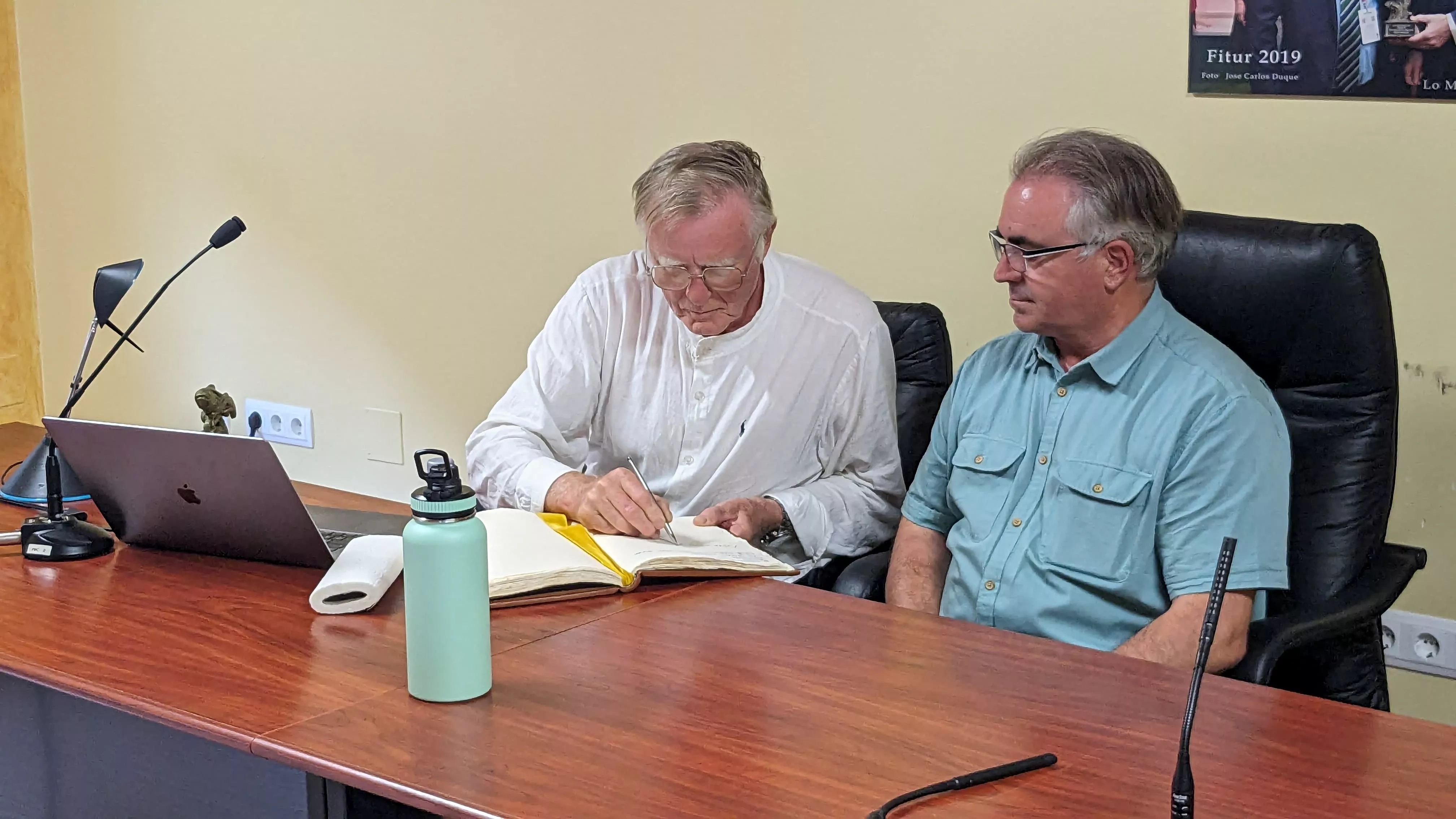 El productor Peter Beale visita San Facundo