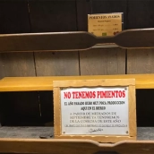 'Prada a Tope' ha anunciado a través de sus redes sociales la falta de existencias de pimientos asados en el Palacio de Canedo para su venta