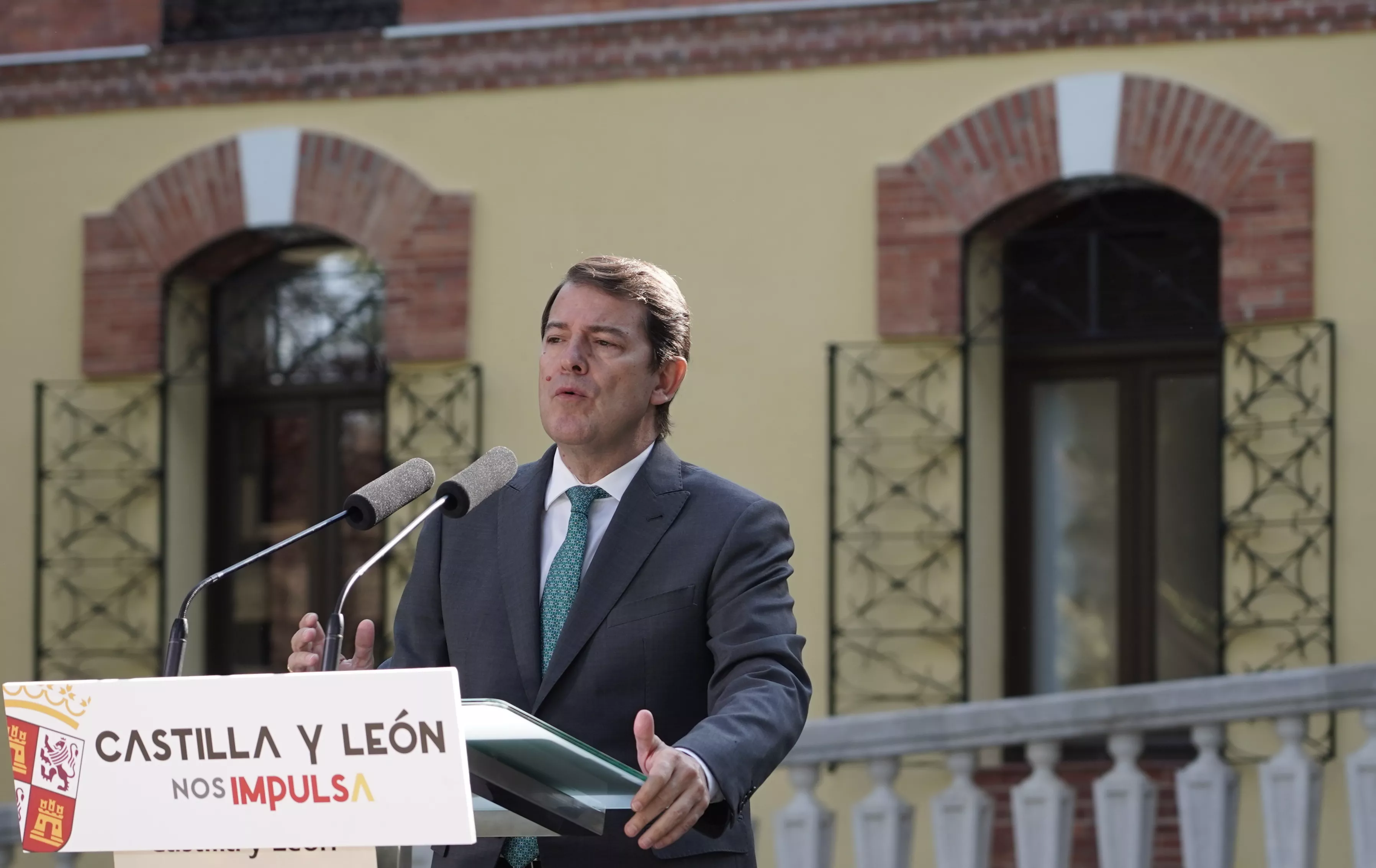 El presidente de la Junta de Castilla y León, Alfonso Fernández Mañueco 