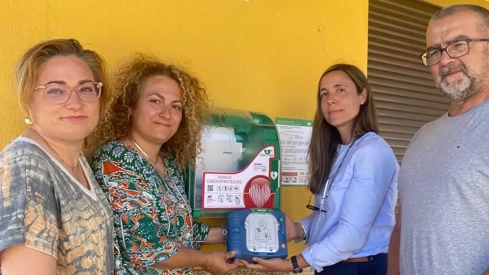 Magaz de Arriba instala un desfibrilador para cardioproteger su población las 24 horas