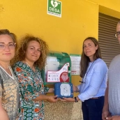 Magaz de Arriba instala un desfibrilador para cardioproteger su población las 24 horas