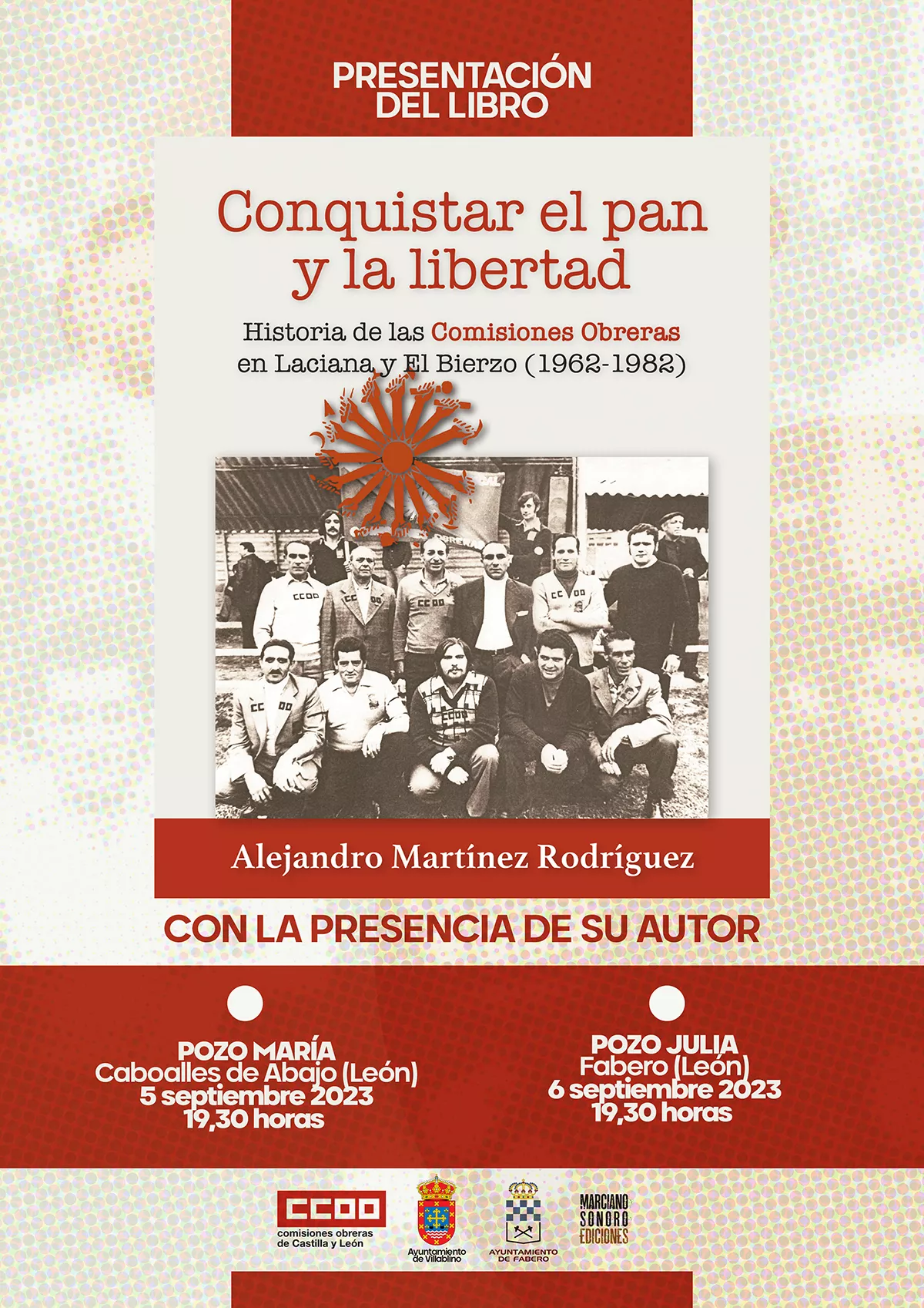 Cartel presentación libro fabero