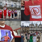 Concentración en Ponferrada contra Luis Rubiales y en apoyo a Jenni Hermoso