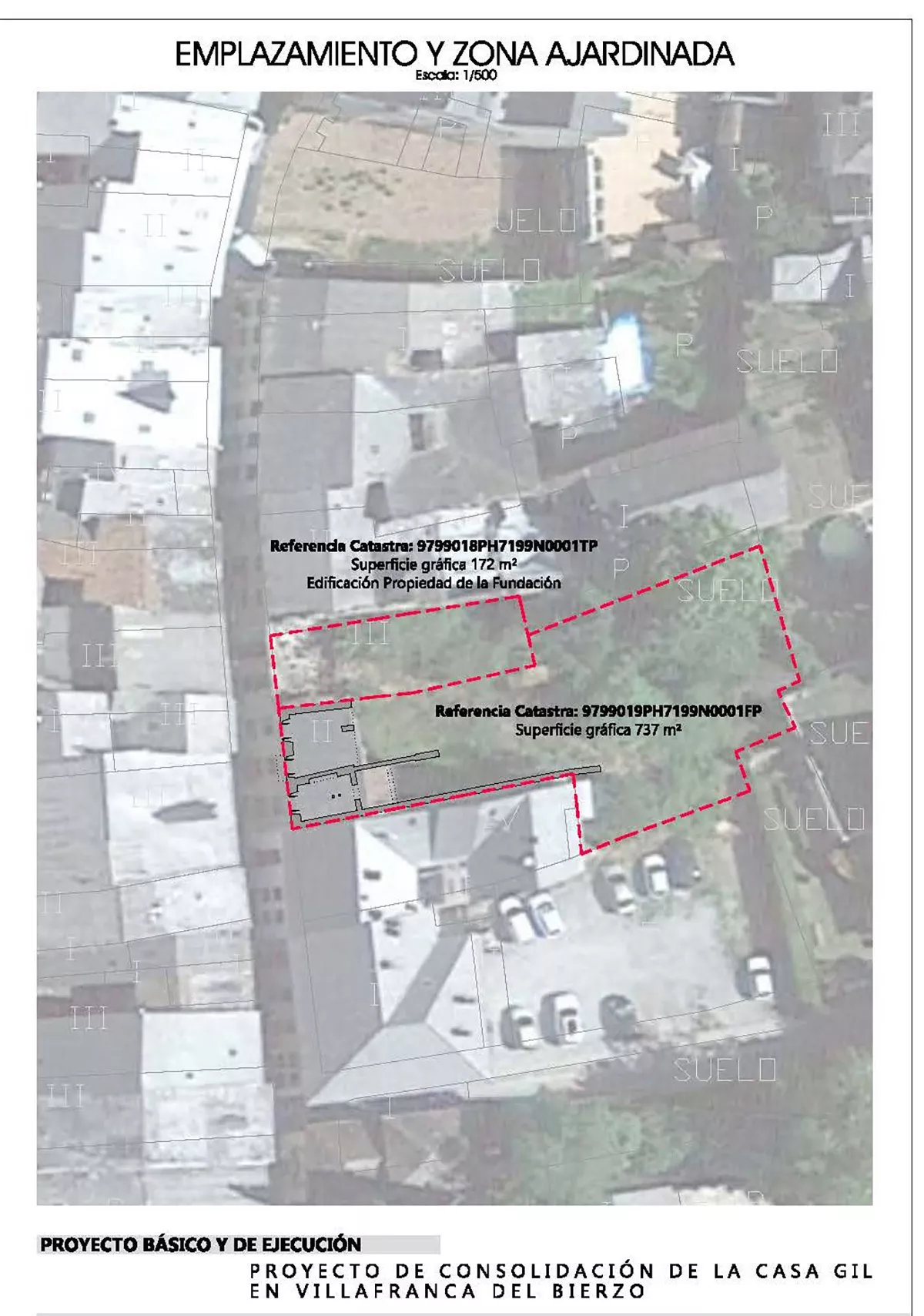 emplazamiento y jardin de Casa Gil emplazamiento y jardin de Casa Gil