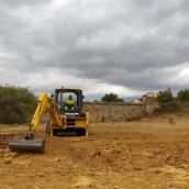 Imagen de la excavación en el Cementerio del Carmen