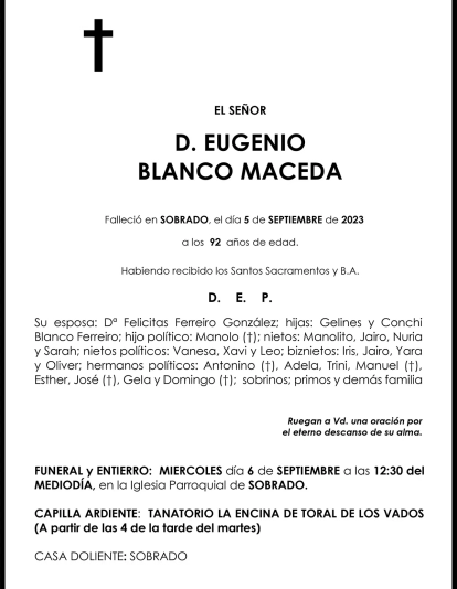 EUGENIO BLANCO MACEDA 