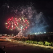 Fuegos artificiales de las Fiestas  La Encina 2023