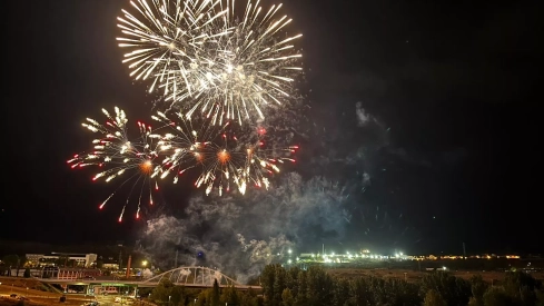 Fuegos artificiales de las Fiestas  La Encina 2023
